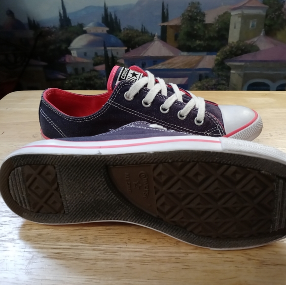 🏀😘CONVERSE ALL STAR LADY WEAR⛵SIZE 6,PINK,BLACK,WHITE COLOR.🌅 - Picture 9 of 16